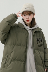 中性风款冬季时尚百搭宽松字母印花棉服外套MY2081特批65控98，男装棉衣，A247A