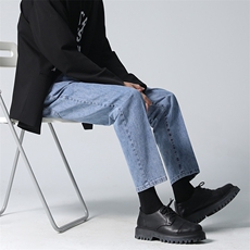 现货直播品质牛仔小直脚B342-NK731-P55控68，男装牛仔裤，电商B342