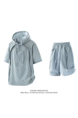 新款休闲反光条套装，男装休闲套装，星座1206-1（原A206-1）