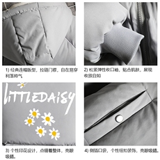 MY16068-P100加厚加绒连帽衣男大码服男面包服男网格挂拍，男装棉衣，电商A040A