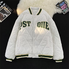 美式外套棉服男冬季潮牌时尚情侣款棉袄高级棉衣，男装夹克，星座716-3