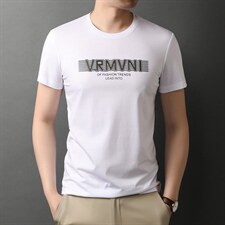 男士短袖t恤夏季男士圆领上衣服半袖体恤潮流休闲男装t桖衫，男装T恤，电商B212（原钱塘6029）