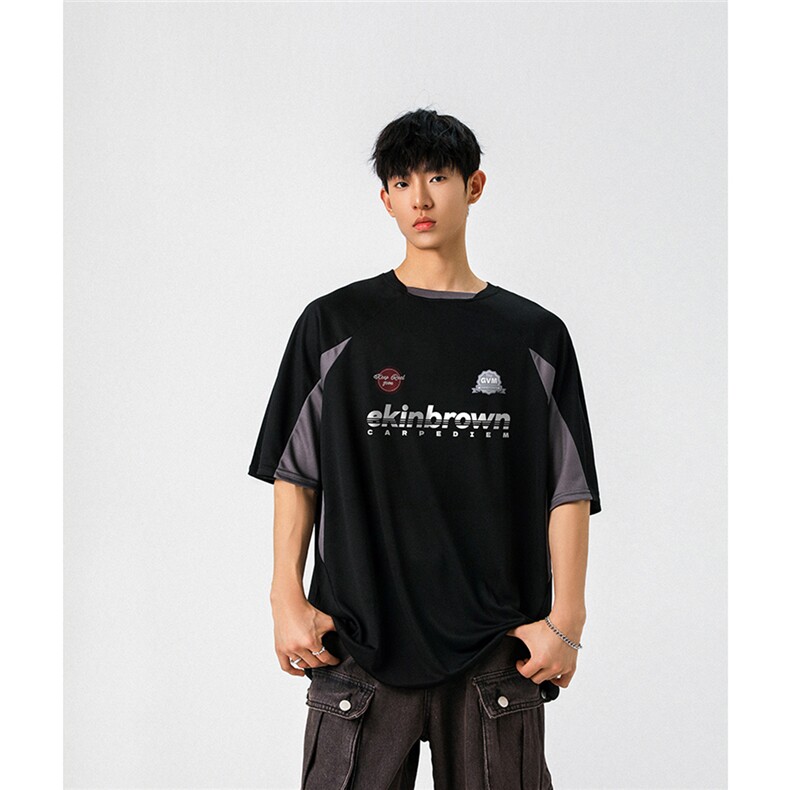 1速干美式投篮街头印花球服大码M-5XL短袖T恤男DX78028P50控78,男装T恤,星座226-2