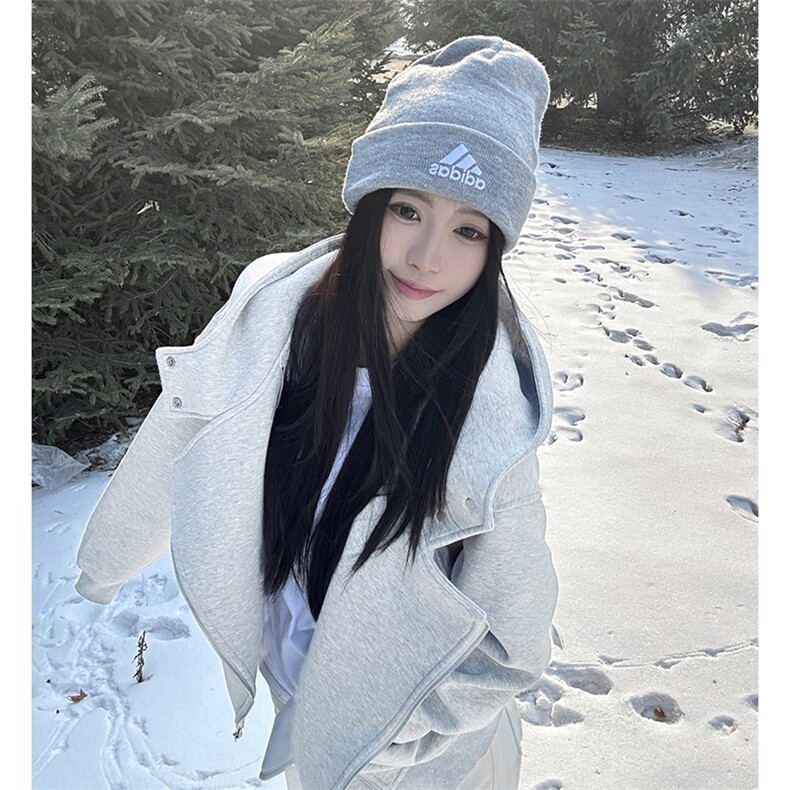 抖音得物品质 26春装美式重磅结构斜拉链高领连帽卫衣开衫外套W61图片