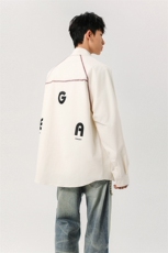 秋季男士衬衫外套青少年拼色宽松工装夹克上衣GS60102，男装衬衫，星座1206（原A206）