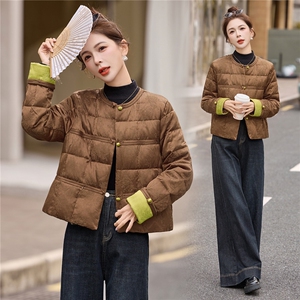 2025年冬季新中式短款羽绒服