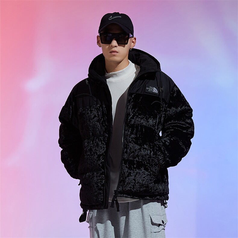 2021新款韩版短款加厚情侣冬季保暖国潮情侣面包服 A436-896-P150图片
