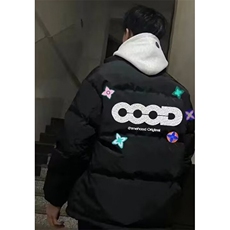 立领短裤棉服男款冬季情侣防寒保暖面包服棉袄外套M788，男装牛仔裤，星座1116A（原606A-3）