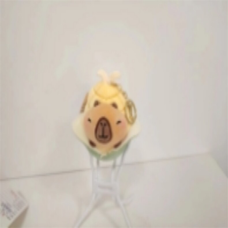 卡皮巴拉玉米钥匙扣，童话毛绒