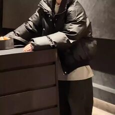 短款pu皮棉服男冬季棉衣面包服外套MY258P80直播，男装棉衣，星座1904A-1
