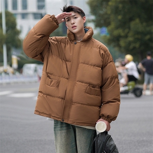 现货一万件 抖音直播 牛仔假两件大码棉衣情侣棉服 8218 P118图片