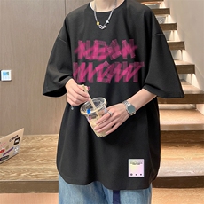 华夫格t恤男短袖男大码五分袖酒店风HT73321-P22，男装T恤，电商A040