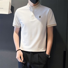 6606-P58夏季刺绣字母短袖POLO衫男T恤半袖新款痞帅男装-1控78，男装Polo衫，星座603-2