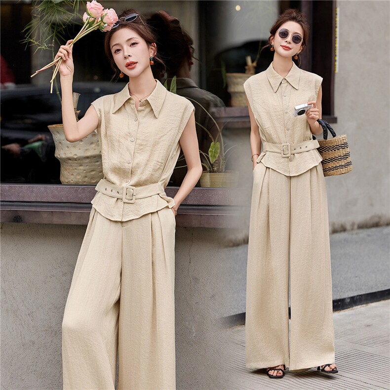 新款时尚潮流高端优雅女人两件套，女装套装/套裙，布芭啦