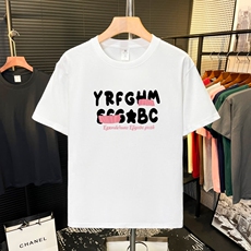 美式短袖T恤男2026新款夏日多巴胺穿搭小个子印花短款插肩袖上衣，男装T恤，星座218-8