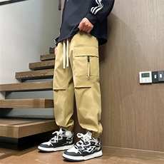 抖音品质春季潮流新款户外松紧宽松休闲裤A409-1，男装休闲裤，电商A409-1