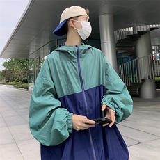 Wt033-P37夏季宽松型潮牌防晒服，男装夹克，星座1501-1