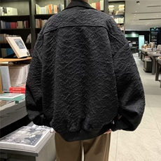 小香风外套潮牌男春秋高级感痞帅休闲外套LG29P68，男装夹克，星座1116-2