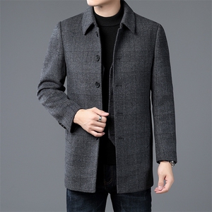 2023年新款男士毛呢上衣羽绒服P205图片