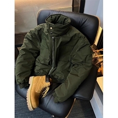 网图美潮骑兵服boxy正肩版硬汉工装夹克棉服外套W1879/特P90，男装夹克，电商B350