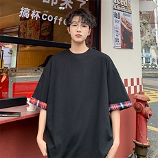 短袖男夏季新款港风宽松T恤上衣T8219-P25，男装T恤，星座214-3