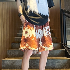 新款运动短裤男女宽松五分薄款速干休闲情侣沙滩裤夏装，男装休闲裤，星座716-2