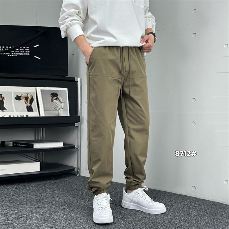 早秋休闲男长裤工装刺绣束脚裤A329-K8712-P58,男装工装外套,电商A329