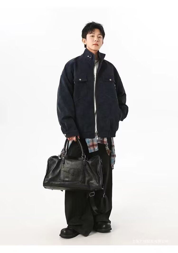 Q172/P83春痞帅外套男潮牌港风日系原宿风韩版潮流宽松夹克1,男装夹克,星座1506