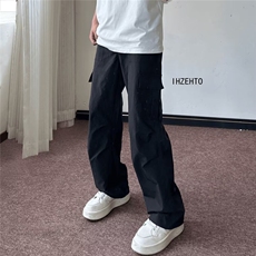 24新款宽松休闲工装裤韩版潮流百搭直筒长裤-MK179-网络图，男装工装外套，星座1002-2