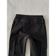 美式复古铆钉直筒微喇休闲裤男女新款修身显瘦阔腿裤LK71311-P50，男装休闲裤，星座1008