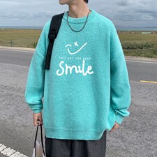 ！品质2023秋冬新款男士圆领毛衣百搭加厚保暖针织衫M805P45,男装针织衫/毛衣,电商B220