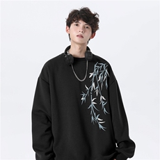 抖音品质秋季新款风纯棉印花宽松圆领卫衣wycm262特批28-控49，男装卫衣，星座605(原A050)