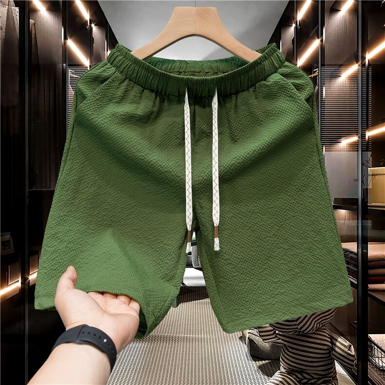 2025男士休闲短裤男士纯色韩版五分裤1502-K33-P15，男装牛仔裤，星座1502-1