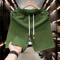 2025男士休闲短裤男士纯色韩版五分裤1502-K33-P15，男装牛仔裤，星座1502-1