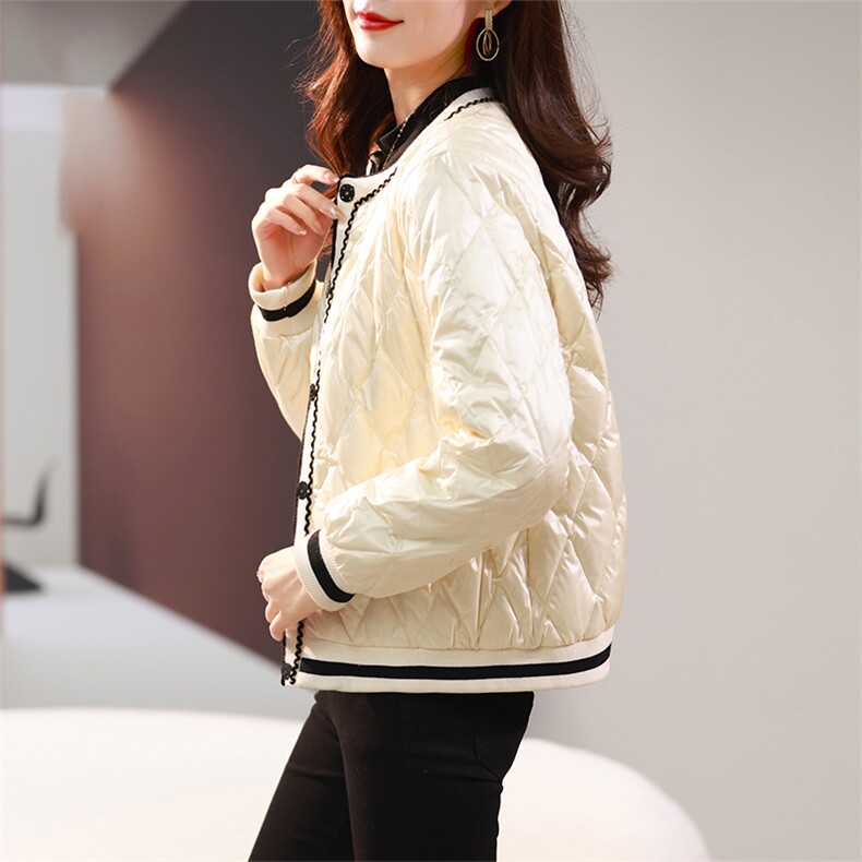 2024冬装新款时尚百搭潮流气质短款休闲减龄小个子羽绒服外套女，女装羽绒服，丽影随形