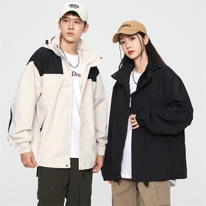 无影墙连帽冲锋衣情侣外套防风防水登山服夹克男JH-JK23657-P45图片