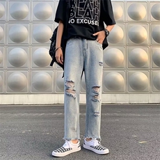 2024美式牛仔裤男款直筒长裤潮N972P38，男装牛仔裤，星座1116-2