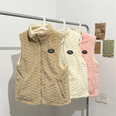 秋冬双面穿马甲加厚棉衣羊羔绒外套港风夹克1016-1MJ019P68K89，男装背心/马甲，星座1016-1（原电商B408-1）