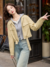 海宁皮衣女真皮2025年新款爆款高端绵羊皮时尚立领短款皮夹克外套，女装皮衣，臻衣坊