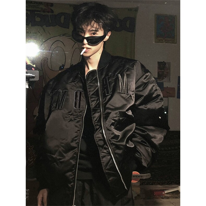 棉衣飞行美式夹克短款外套棉服冬季加厚潮牌棒球D328-YY17-P145,男装夹克,电商D328