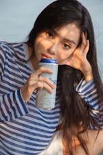 青春活力条纹防晒，其它，是爱 SHI AN