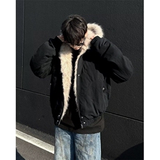 新款冬季棉衣保暖休闲潮牌帅气连帽杉外套-MY6153，男装棉衣，星座1002-2