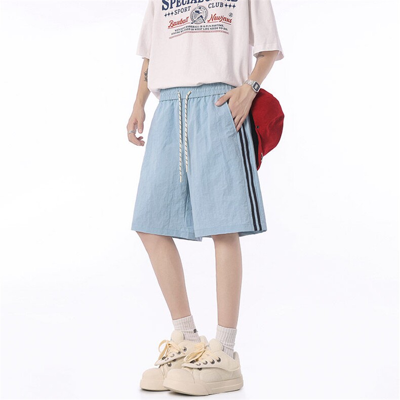 2025夏季潮流无影墙宽松休闲短裤五分裤时尚百搭K2531-P35大码,男装牛仔裤,星座717
