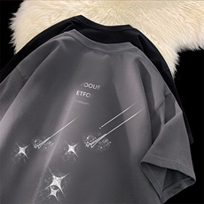 可设48小时发货支持抖音得物来样二开230克重磅美式短袖t恤MT363，男装T恤，电商A486-1