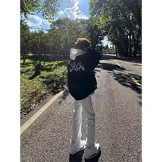 【有货】DF103-P50美式高街情侣刺绣字母春秋季飞行夹克，男装夹克，星座603-2