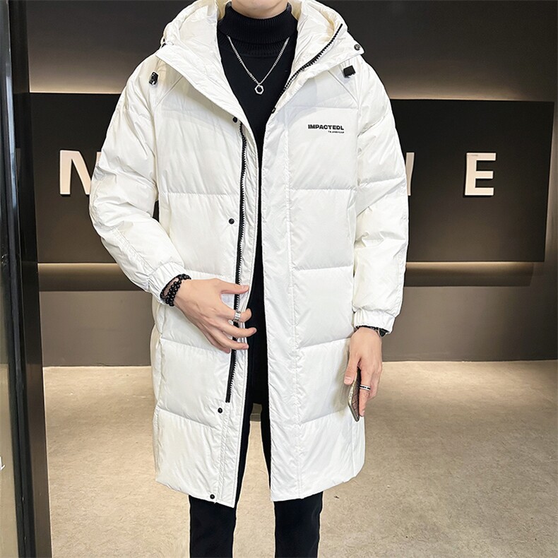 长款羽绒服男冬季新款外套加厚保暖连帽休闲上衣A313-6822-P260,男装羽绒服,电商A313