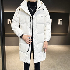 长款羽绒服男冬季新款外套加厚保暖连帽休闲上衣A313-6822-P260，男装羽绒服，电商A313
