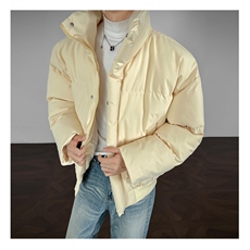 支持二开冬装加棉加厚立领棉服男女棉衣外套光板面包服M816-P70，男装棉衣，电商A441