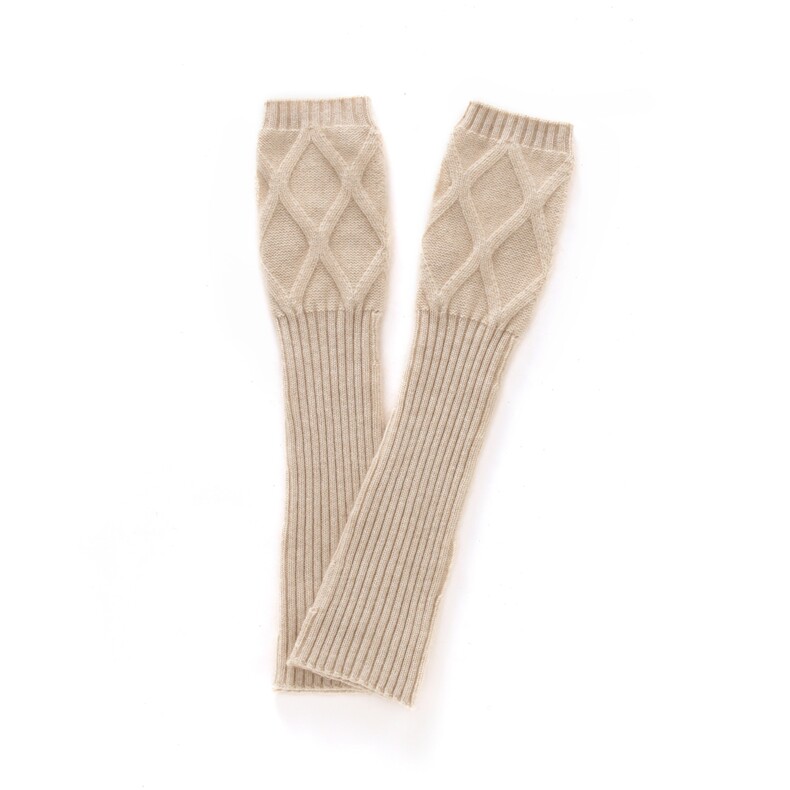 2025年秋季新款百搭女士绞花长手套，手套，顺禾羊绒