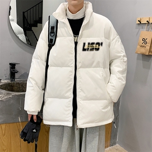 立领棉服男冬季户外潮牌棉衣大码宽松百搭加绒加厚外套MY301-P60图片